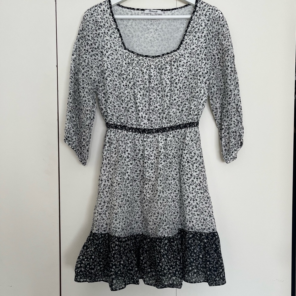 Madewell Floral Mini Dress